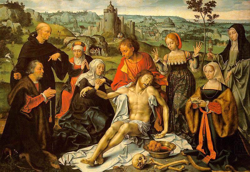 Altarpiece of the Lamentation (central) dfg, CLEVE, Joos van